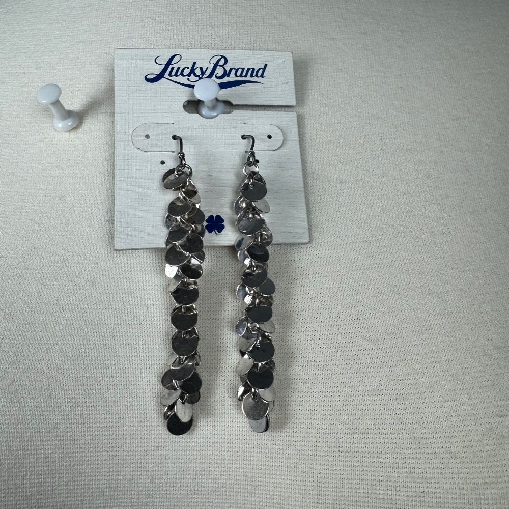 Lucky Brand Silver Dangle Earrings